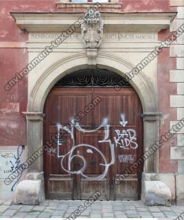 Photo Texture of Wooden Double Door 0012